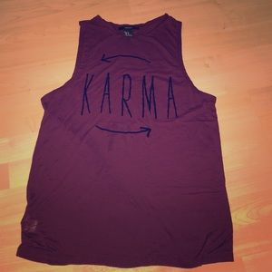 Maroon karma tank